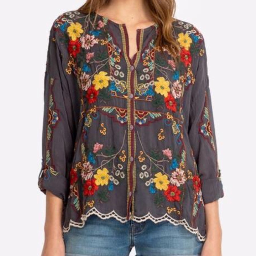 NWT Johnny Was Cabo Button Down. Size M